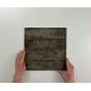 ÉCHANTILLON Terravito Dalmira carreau mural - 7,5x30cm - 8,6mm - Rectangulaire - Anthracite brillant SW736440