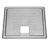 Smedbo Outline bad afvoerrooster 20x20x0.55cm geborsteld RVS SW19992 Smedbo Outline bad afvoerrooster 20x20x0.55cm geborsteld RVS SW19992