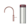 Quooker BE Fusion Round kokendwaterkraan - draaibare uitloop - PRO3 reservoir - Warm / kokend water - rosé koper SW976939