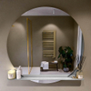 Mondiaz SPOT miroir – Ø 120 cm – avec tablette – Plata (bleu argenté) SW1235587