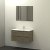 Qisani Allasio badmeubelset 90x45.5x52 met spiegel met softclose lancelot grijs SW276939 Qisani Allasio badmeubelset 90x45.5x52 met spiegel met softclose lancelot grijs SW276939