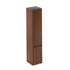 Thebalux Sunny Armoire haute - 35x35x165cm - 2 portes - ouverture à droite - sans poignée - angles arrondis - Placage bois - Roquebrun (brun) SW1462537