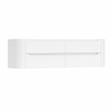 H&R Badmeubelen Juice Wastafelonderkast - 160x45x50cm - afgeronde hoeken - 4 lades - geïntegreerde greep - Wit mat SW1490691