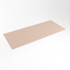 Mondiaz TOP 51 Topblad - 120x51x0.9cm - geschikt voor afdekplaat - Solid surface - Rosee SW1017311