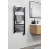 Eurom Sani-Towel radiateur sèche-serviettes électrique - 110x50cm - 800watt - WiFi - noir mat SW999855