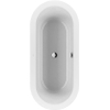 Villeroy en boch Loop en friends bad 180x80cm met ovale binnenvorm wit SW28654 Villeroy en boch Loop en friends bad 180x80cm met ovale binnenvorm wit SW28654