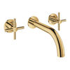 GROHE Atrio Set de finition S-size pour robinet mural 3 trous avec poignées croix Cool sunrise SW358595 GROHE Atrio Set de finition S-size pour robinet mural 3 trous avec poignées croix Cool sunrise SW358595