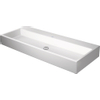 Duravit Vero Air Lavabo - 120x47cm - sans trou de robinet - sans trop-plein - rectifié - WonderGliss - blanc SW156931