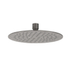 IVY douche de tête - 20cm - rond - 1 jet - EcoAir - PVD - metal black brossé (anthracite) SW1031505
