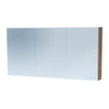 Saniclass Dual spiegelkast 140x70x15 indirecte LED verlichting 3 deuren legno viola SW242144 Saniclass Dual spiegelkast 140x70x15 indirecte LED verlichting 3 deuren legno viola SW242144