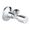 Grohe hoekstopkraan 1/2x1/2bu.dr. m. metalen greep chroom SW94468 Grohe hoekstopkraan 1/2x1/2bu.dr. m. metalen greep chroom SW94468