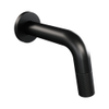 BRAUER Black Carving Robinet de lave-mains - encastré - bec 8.5-18.5cm - Noir mat SW1182508