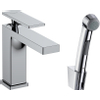 Hansgrohe Tecturis E Wastafelkraan - bidet - handdouche - doucheslang - 160cm - 14.4cm uitloop - hoogglans chroom SW918729