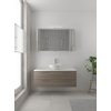 Bruynzeel Combo badmeubelset 120x45cm 2 wasbakken 4 lades met spiegelkast met softclose ceramic orlando eiken SW383628 Bruynzeel Combo badmeubelset 120x45cm 2 wasbakken 4 lades met spiegelkast met softclose ceramic orlando eiken SW383628