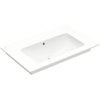 Villeroy & Boch venticello meubelwastafel - zonder kraangat - 80x50cm - met overloop - White Alpine (glans wit) 1025142