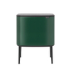 Brabantia Bo Touch Bin Poubelle - 36 litres - seau intérieur en plastique - pine green SW1117505