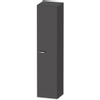 Duravit XBase Armoire de salle de bains 40x35,8x176cm 1 porte Poignée standard Graphite SW444271