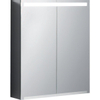 Geberit OPTION spiegelkast led verlichting - 2 deuren - 60x70x15cm - wit SW417534