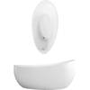 Villeroy & Boch Aveo bad vrijstaand 190x95 randloos met afvoer overloop wit GA26008 Villeroy & Boch Aveo bad vrijstaand 190x95 randloos met afvoer overloop wit GA26008
