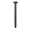 Hotbath Cobber Plafondbuis rond - 30 cm - PVD - geborsteld zwart SW1246800