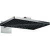 Hansgrohe Rainmaker select 460 - 2jet - hoofddouche wand uitvoering zwart - glas - hoogglans chroom SW100005