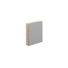 Thebalux Type D spiegelkast – 60x70 cm – indirecte LED – linksdraaiend – Sequoia structuur SW787279