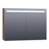 Saniclass 2.0 Armoire de toilette 100x70x15cm éclairage intégré rectangulaire 2 portes pivotantes MFC Viking Shield SW371607