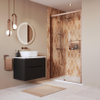 Crosswater Asura Porte coulissante - 8mm - 140cm - bronze brossé SW1208457