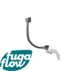 FugaFlow Efficiente Sobrado Combinaison vidage baignorie avec bonde tirette noir mat SW1125258