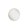 Crosswater Infinity spiegel – Ø50 cm – zonder verlichting – Messing geborsteld (goud) SW1026406