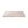 Saniclass Travertine Topblad - 80x46cm - 1 kraangat - 1 sifon-uitsparing - gemeleerd natuursteen SW1242428
