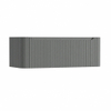 H&R Badmeubelen Juice Wastafelonderkast - 120x45x40cm - afgeronde hoeken - 3D-front - 1 lade - geïntegreerde greep - petrol mat SW1259204