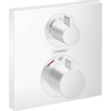 Hansgrohe Ecostat Square - afbouwdeel - voor inbouw - thermostaat - met stop- en omstelkraan - mat wit SW297558