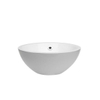 Crosswater Castellon Vasque à poser 35x35x14cm Céramique ronde blanc brillant SW670207