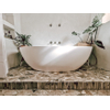 ZEZA Grade vrijstaand bad 172x76.5x49.5cm cast marble mat wit SW816991 ZEZA Grade vrijstaand bad 172x76.5x49.5cm cast marble mat wit SW816991