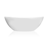 ZEZA Grade Wave vrijstaand bad 161.5x80.5x57.5cm cast marble mat wit SW769588 ZEZA Grade Wave vrijstaand bad 161.5x80.5x57.5cm cast marble mat wit SW769588