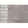 ÉCHANTILLON Ceralto Pavero Core Carrelage mural - 6X27cm - 7.7mm - Rectangle - Gris Brillant SW1220905