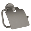 Grohe Essentials Closetrolhouder met klep - brushed hard graphite (antraciet) SW99017