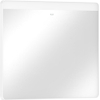 Hansgrohe Xarita Lite Q Miroir - 80x70cm - éclairage led - Horizontal - interrupteur mural - Blanc mat SW1165019