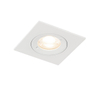 QAZQA Xena Spot encastré - 8x8 cm - IP44 - carré - blanc mat SW1187250