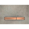 Plaque de commande Geberit Sigma50 - chasse d'eau à 2 boutons - carré - rouge doré/effet béton SW420836