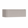 H&R Badmeubelen Juice Meuble sous vasque - 120x45x40cm - angle gauche arrondi - 1 tiroir - poignée intégrée - beige mat SW1110053