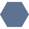 ÉCHANTILLON Cifre Cerámica Hexagon Timeless Carreau de sol et de mur Marine Mat Vintage Mat Bleu SW736051