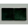 ÉCHANTILLON Terravito Mellina Carrelage mural céramique - 10x10cm - 8mm - Vert foncé SW1474991