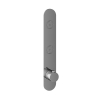Hotbath Cobber Afbouwdeel inbouwthermostaat - met 2 pushbuttons verticale plaatsing - hoogglans chroom SW229941