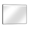Hansgrohe Xarita Lite Q Spiegel - 100x70cm - led verlichting - Horizontaal - wandschakelaar - mat zwart SW1164979