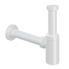 Hotbath Mate siphon de lavabo rond blanc mat SW74425