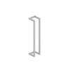 Saniclass Dual Porte-serviettes - 60x12.5x12.5cm - blanc mat SW522587