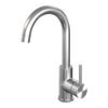 BRAUER Stripe Mitigeur lavabo haut en applique - bec rond pivotant - modèle A - finition PVD brossée couleur inox SW1435025