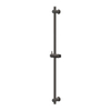 IVY Barre coulissante - 90cm - incluant support - ACIER INOXYDABLE 316 - brossé carbon black PVD SW1031482